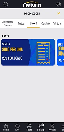 netwin bonus di benvenuto