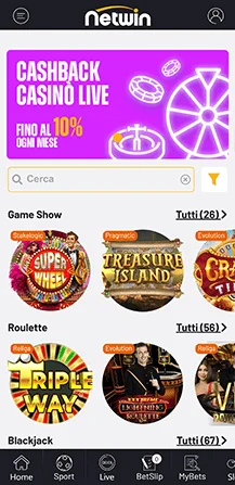 netwin giochi del soldi veri